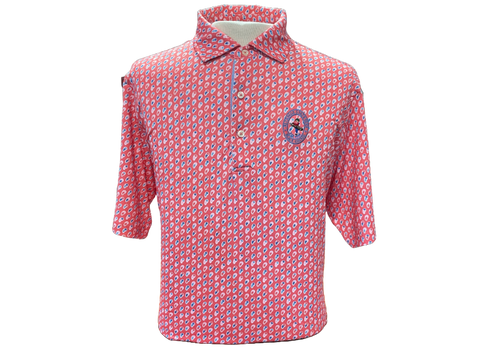 Somerset Print Polo by Coral Fairway & Greene