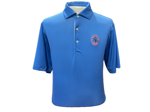 Terra Pin Print Polo Blue by Fairway & Greene