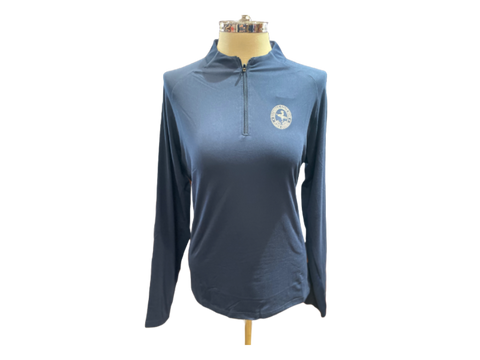 Woman's Quarter Zip Midlayer Navy by FootJoy