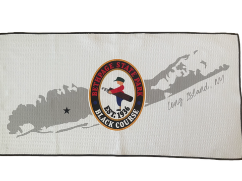 Bethpage Long Island Map Caddie Towel