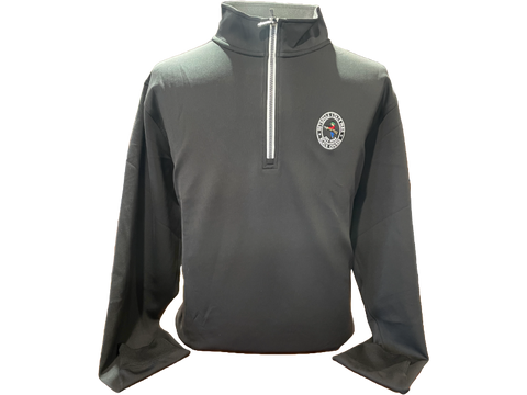 Long Sleeve 1/4 Zip Pullover Grey Heather by Fairway & Greene