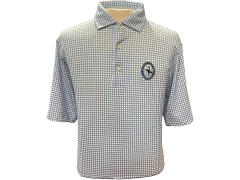 Palmetto Print Polo Blue by Fairway & Greene