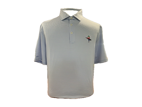 Short Sleeve Airflow Polo Blue Rain/White by RLX