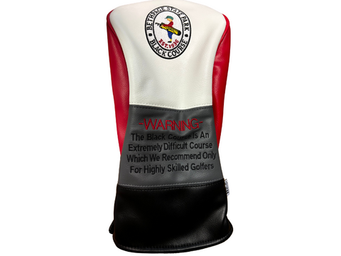 Bethpage Black Warning Sign Headcovers