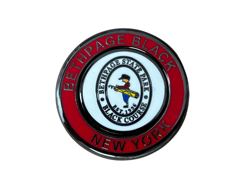 Bethpage Black Pocket Coin Ball Marker