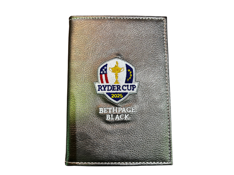 Bethpage Black 2025 Ryder Cup Scorecard Holder.  ALL PRODUCTS MUST BE PURCHASED THROUGH THE PRO SHOP- 516-249-4040