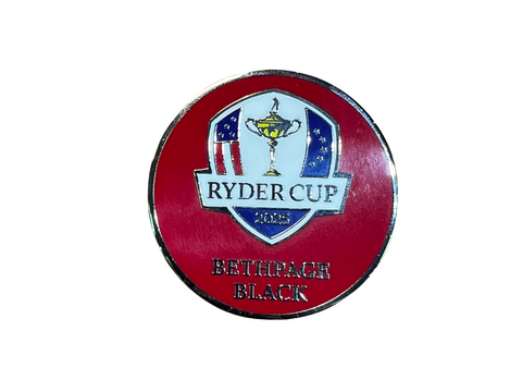 Bethpage Black 2025 Ryder Cup Casino Chip Ball Marker.  ALL PRODUCTS MUST BE PURCHASED THROUGH THE PRO SHOP- 516-249-4040