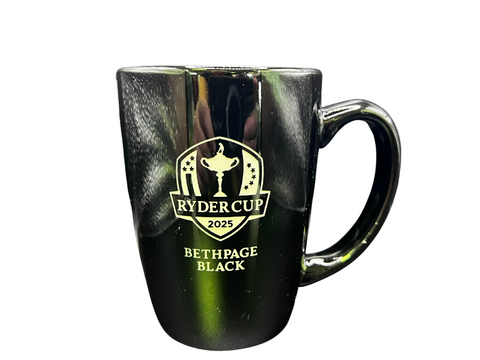 Bethpage Black 2025 Ryder Cup Coffee Mug.  ALL RYDER CUP PRODUCTS MUST BE PURCHASED THROUGH THE PRO SHOP- 516-249-4040