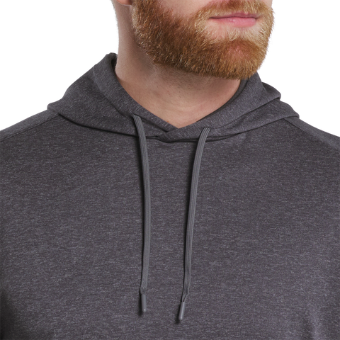 Light Weight Heather Charcoal Hoodie by FooyJoy