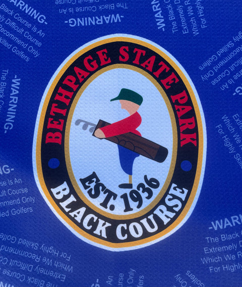 Bethpage Caddie Logo Towel Blue