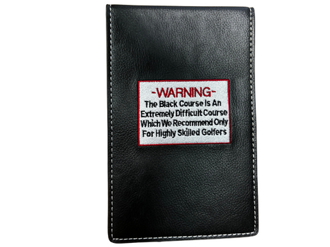 Yardage Book Holder with Bethpage Caddie  Logo