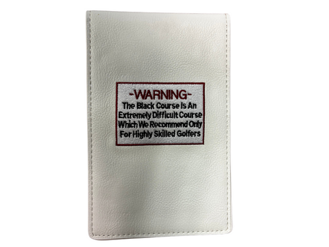 Yardage Book Holder with Bethpage Caddie  Logo