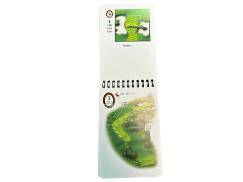 Black or Red Course Yardage Book