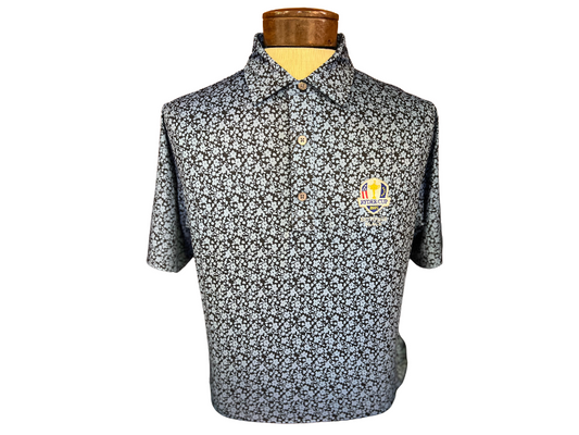 FootJoy Polo Painted Floral Lisle Traditional Fit- 2025 Ryder Cup