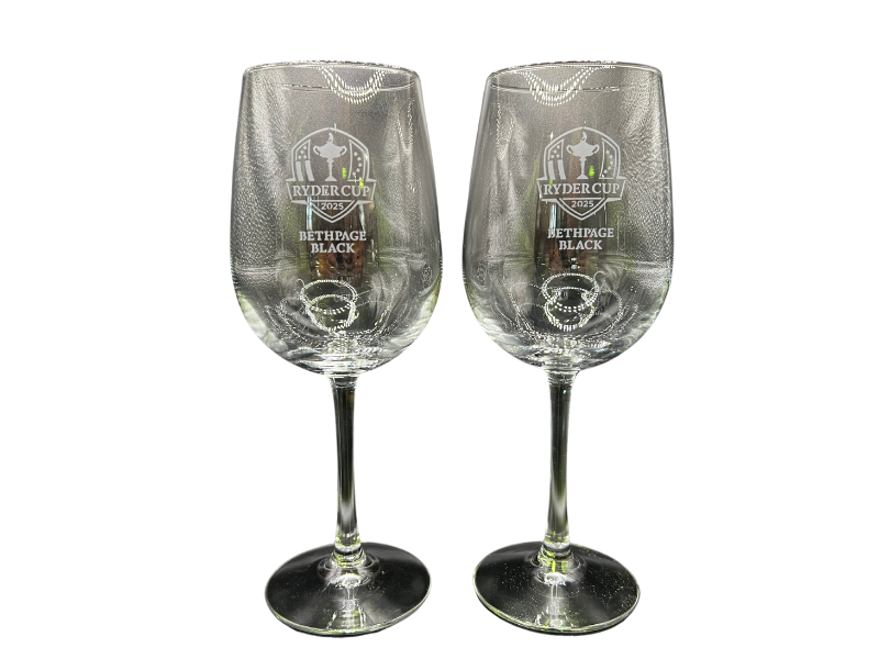 Bethpage Black 2025 Ryder Cup Wine 2 Glass Set