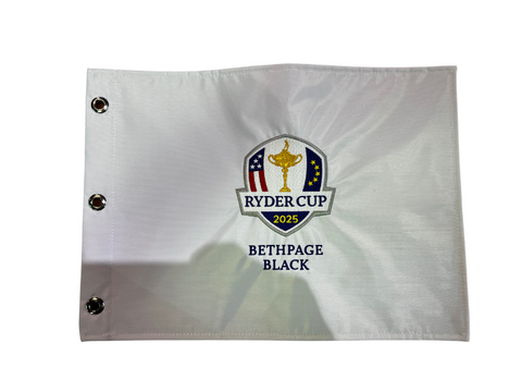 Bethpage Black 2025 Ryder Cup Pin Flag.  ALL PRODUCTS MUST BE PURCHASED THROUGH THE PRO SHOP- 516-249-4040