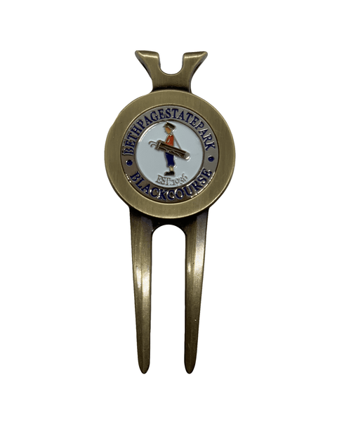 Divot Repair Tool with Magnetic Ballmark
