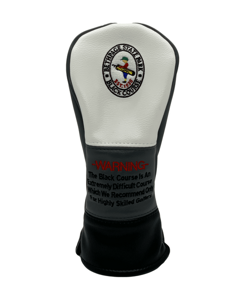 Leather Headcovers - Bethpage Black Warning Sign (All Sold Separately)