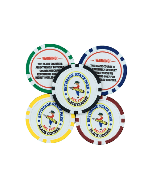 Poker Chip Ball Markers